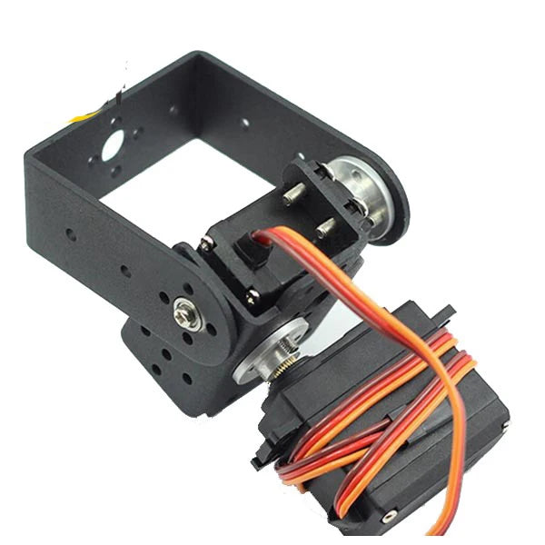 2-DOF Aluminum Pan-and-Tilt Servo Bracket Kit (For MG995 / MG996R Standard Servos)