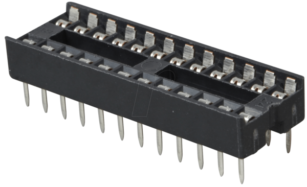 24-Pin DIP IC Socket Adaptor (Available in 0.300" Narrow & 0.600" Wide Body - Through-Hole)