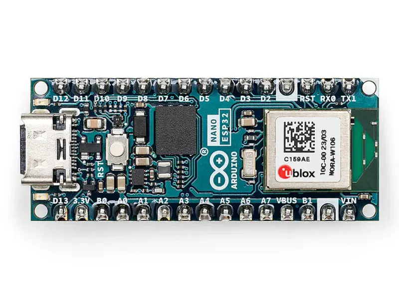 Arduino Nano ESP32 with headers ABX00083 Authentic Italian product u-blox NORA-W106 SP32-S3 Microcontroller
