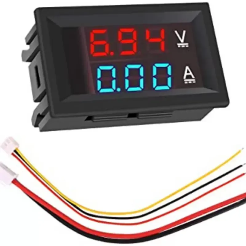DC 0–100V 10A Digital Voltmeter Ammeter