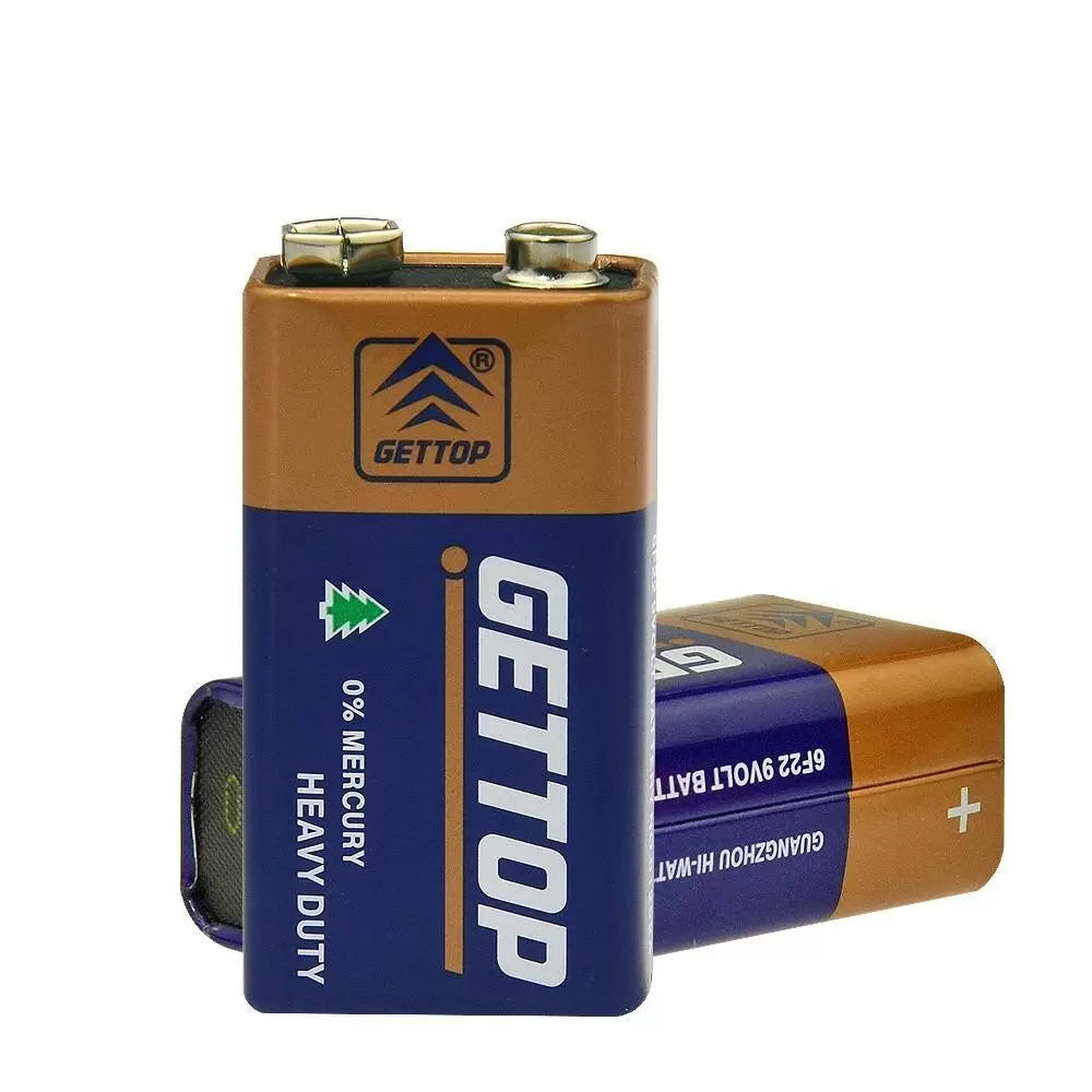 Gettop 9V Heavy Duty Battery (Non-Rechargeable 6F22)